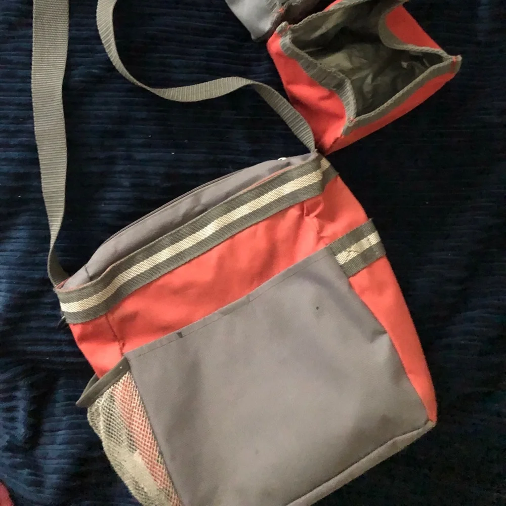 🐾- 🐾Pet Bag tote w/Bowls